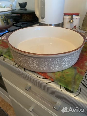 Форма для выпечки керамическая 25 см