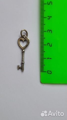 Подвеска ключ Tiffany Heart Key