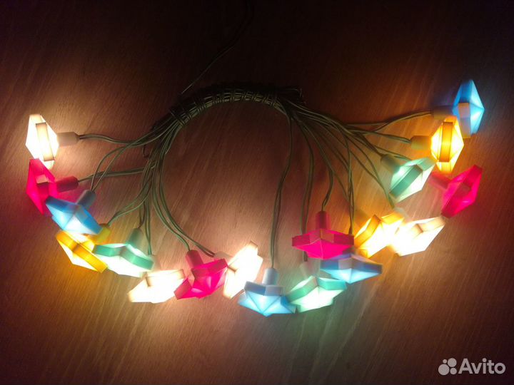 Гирлянда звезды СССР электрогирлянда звездочки