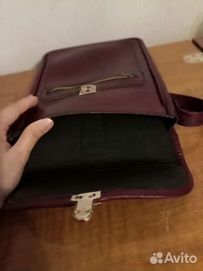 Мужской кожаный планшет сумка СССР