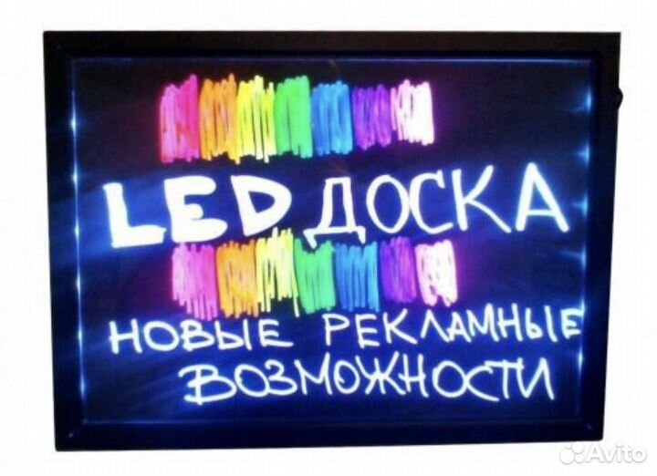 Диодная рекл. вывеска LED панель