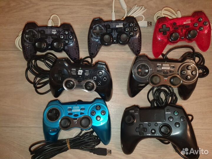 Геймпады PS1, PS2, PS3, PS4, snes, Wii, Switch др