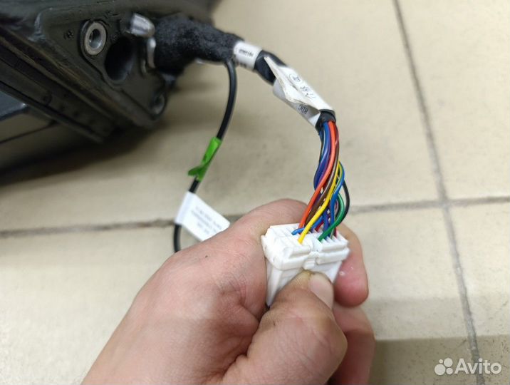 Б/У Б/У Зеркало левое электрическое 12 контактов