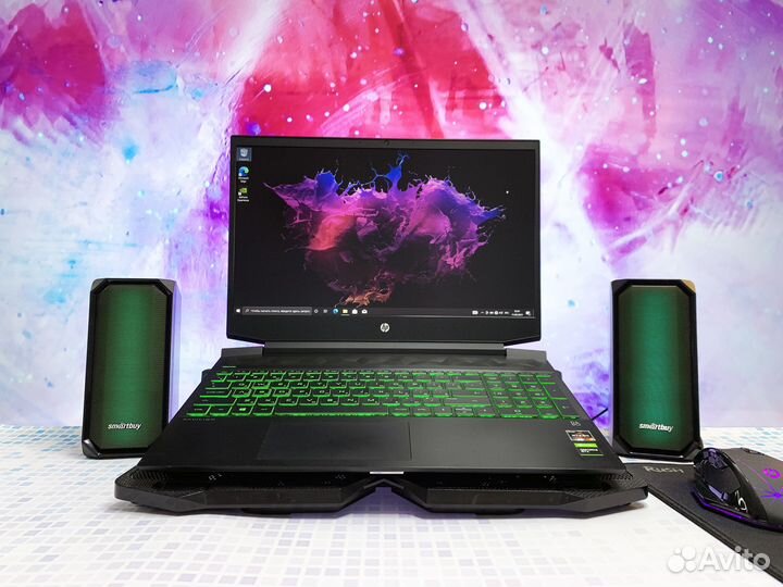 Ноутбук для игр HP на GTX / SSD / Гарантия