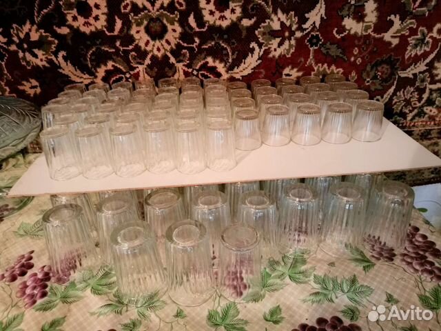 Стаканы и рюмки граненые СССР