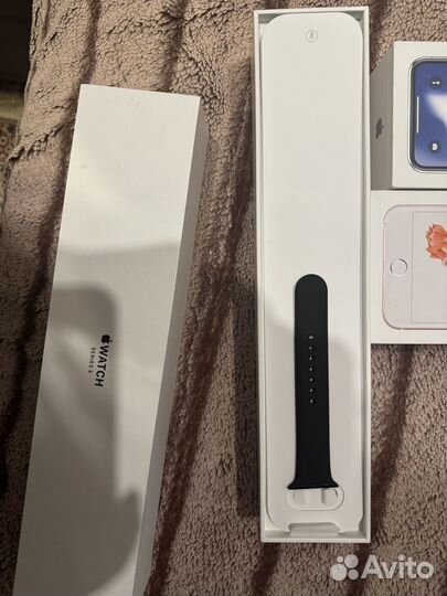Коробки от iPhone, Airpods, AppleWatch