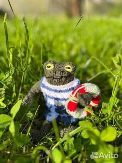 Игрушка, жаба, мягкая игрушка