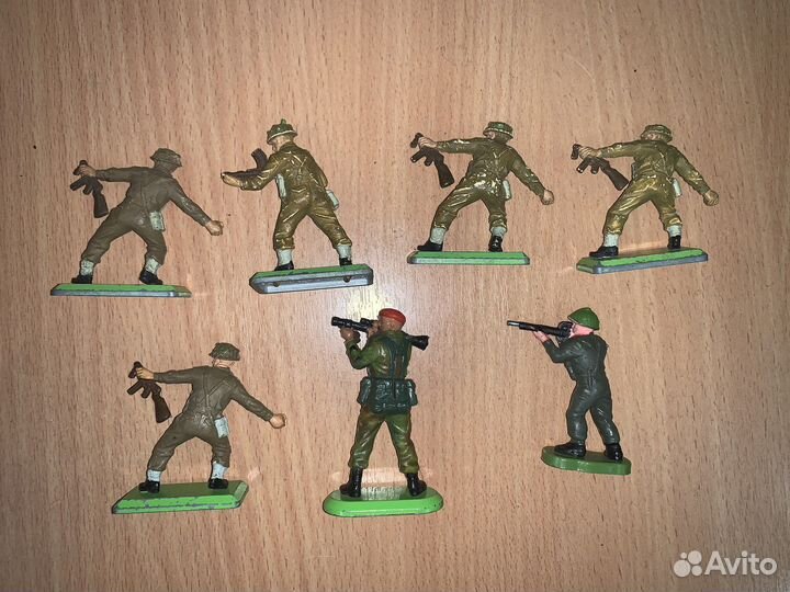 Солдатики Britains wwii американцы и британцы