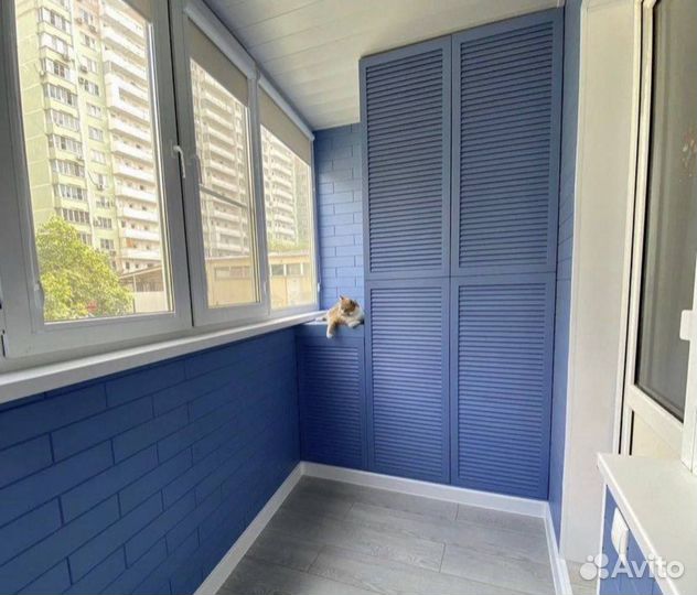 Отделка и остекление балконов и лоджий