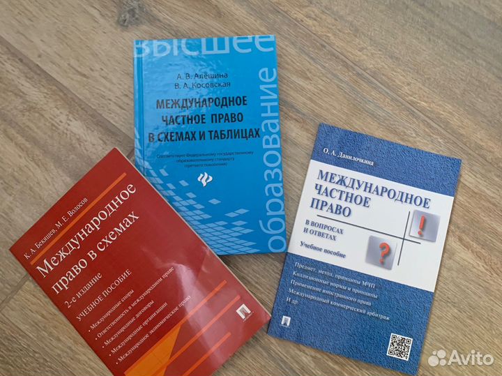 Алешина, Данилочкина, международное частное право