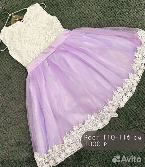 Нарядные платья для девочек, 2-6 лет