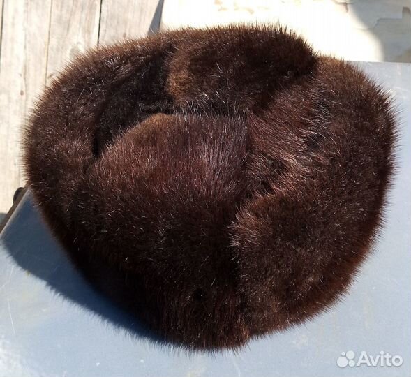 Норковая шапка мужская