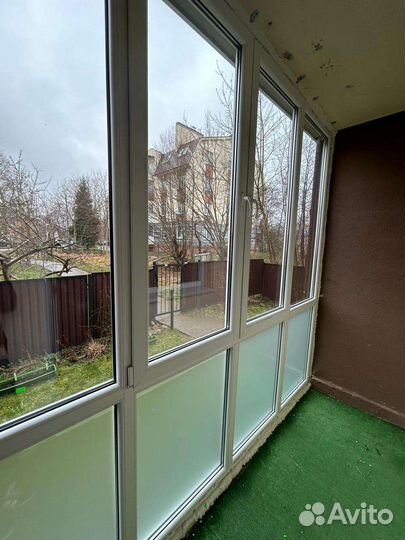 Лоджия со стеклом 2540х2380