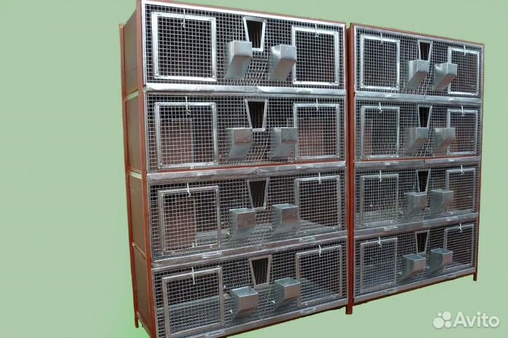 Клетка для кроликов многоярусная
