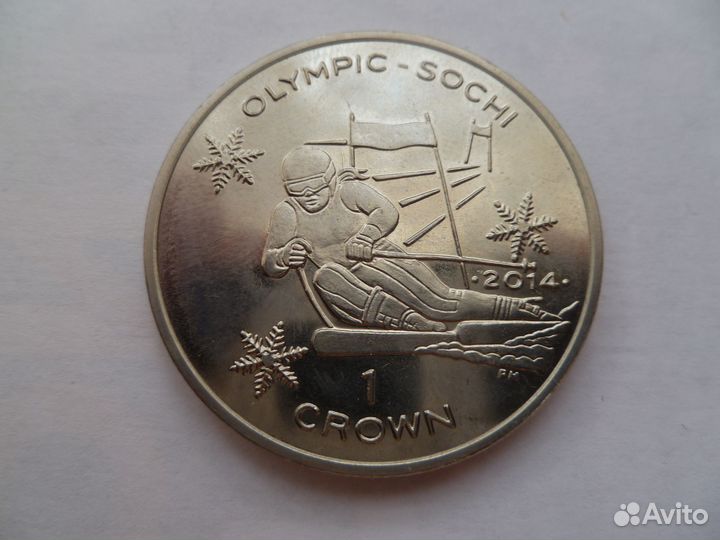 Монеты Острова Мэн 1 крона 