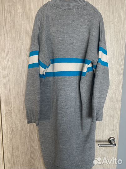 Платье свитер оверсайз