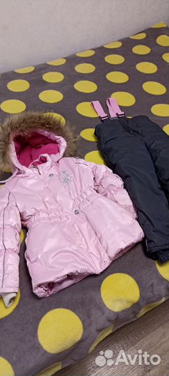 Зимний комплект для девочки 98-104