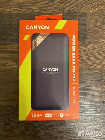 Портативный аккумулятор Canyon 10000