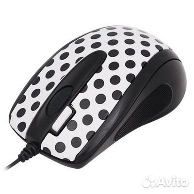 Мышь G-cube glbw-73PD USB проводная Polka Dottie 4