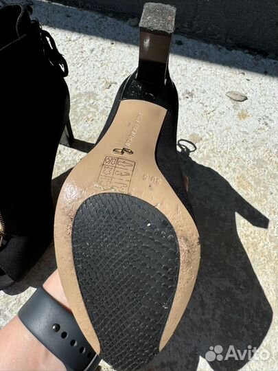 Ботильоны с открытым носом эконика