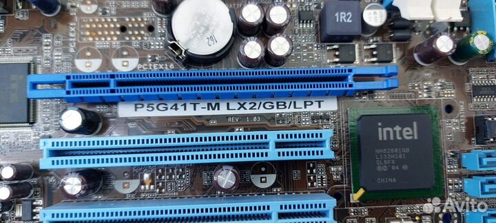 Материнская плата Asus P5G41T-M + процессор +кулер