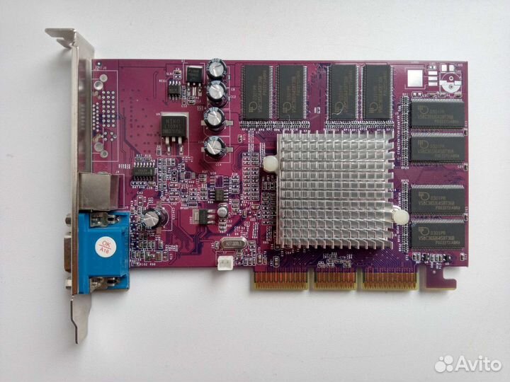 Видеокарта mx440 8x 64mb