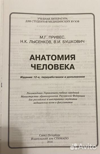 Привес анатомия человека