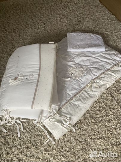 Комплект в кроватку для новорожденных