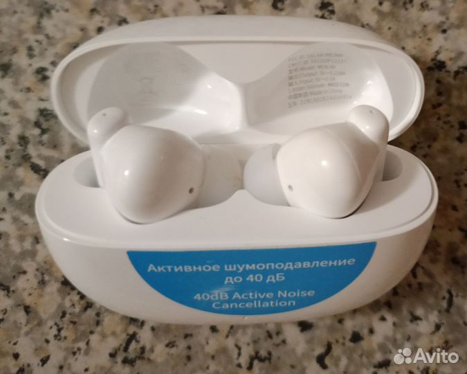 Honor choice earbuds x3, беспровод. белые наушники