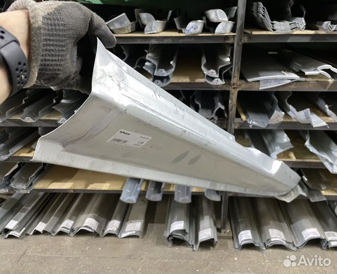 Порог левый Renault Kangoo 1997-2008 (Polcar)