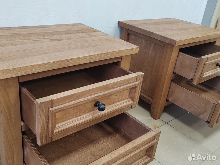 Тумба прикроватная из массива бука