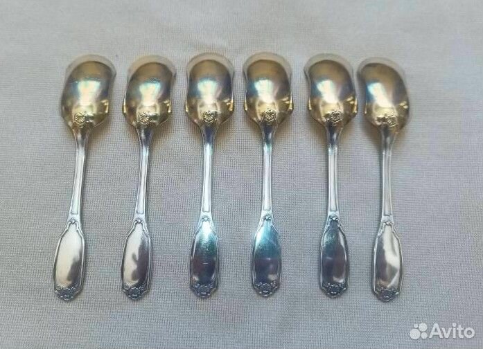 Набор старинных ложек для мороженого