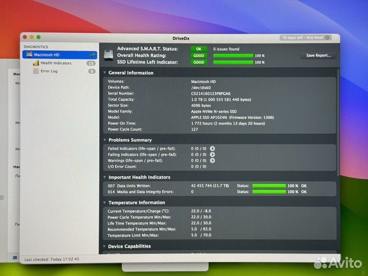 Macbook Pro 13 2020 i5 16gb 1TB Идеал