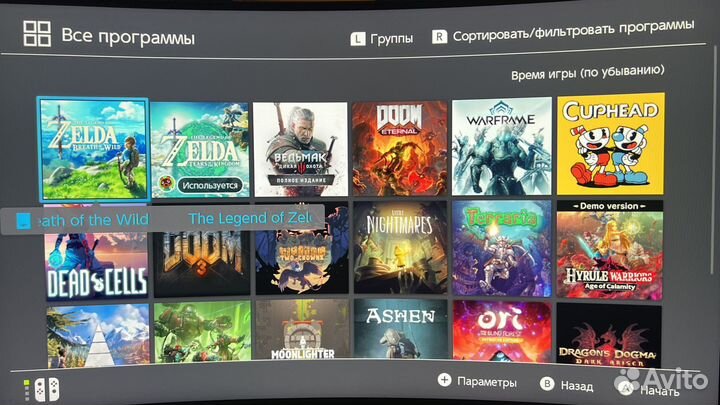 Nintendo switch rev 2 с играми