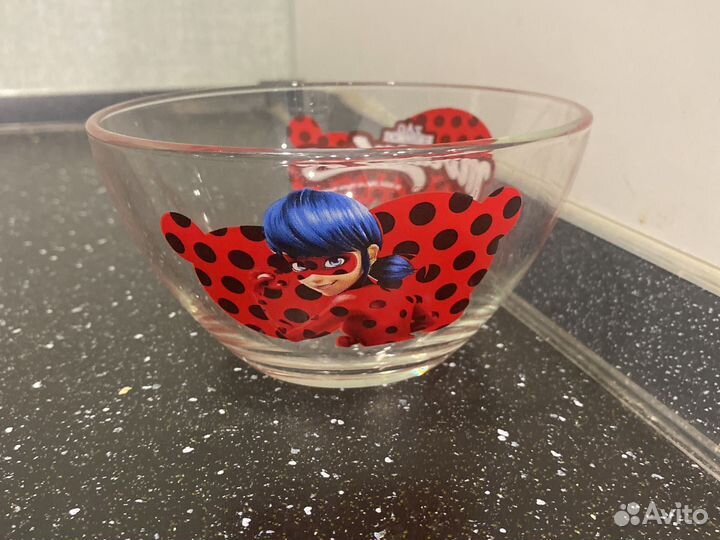 Тарелка леди Баг и супер Кот