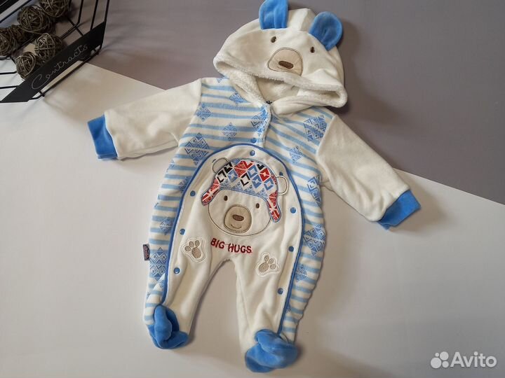 Комбинезоны теплые 68 74