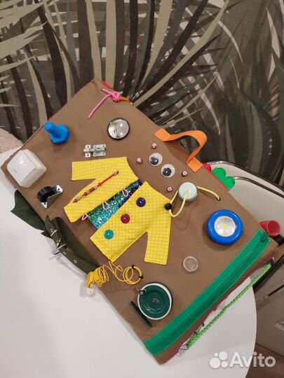 Бизиборд мягкий