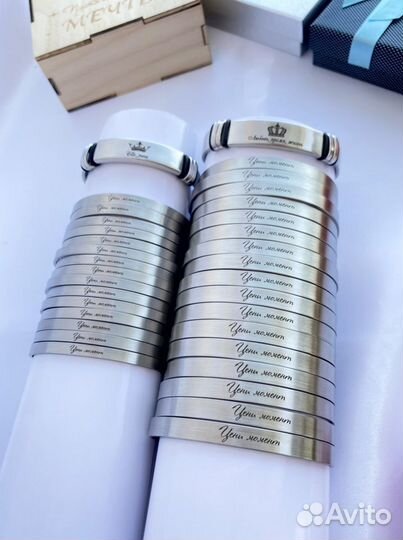 Браслеты с индивидуальной гравировкой