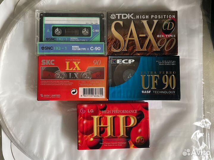 Аудиокассеты запечатанные