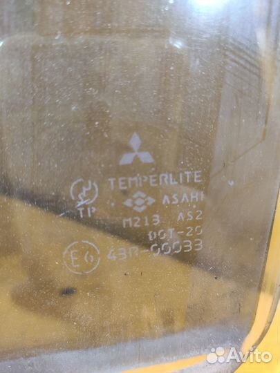 Стекло заднее левое для Mitsubishi Galant 8