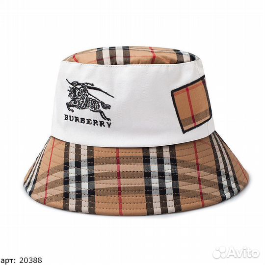 Панама burberry белая