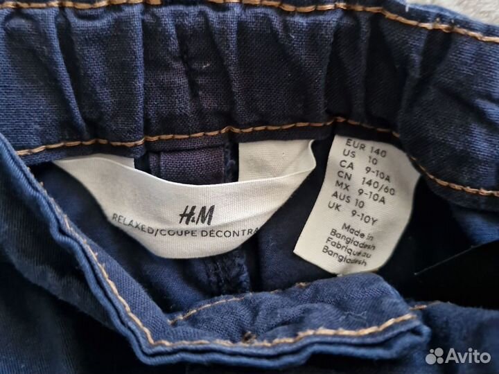 Брюки чинос h&m 140 размер