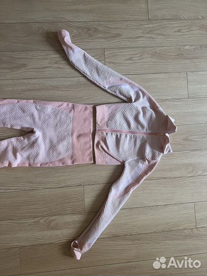 Спортивный костюм женский вафельный, бесшовный