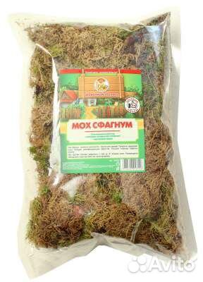 Мох для орхидей и террариумов, 2л или 10л