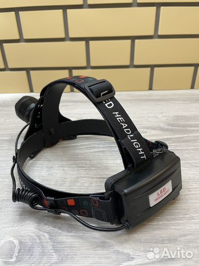 Мощьный налобный фонарь