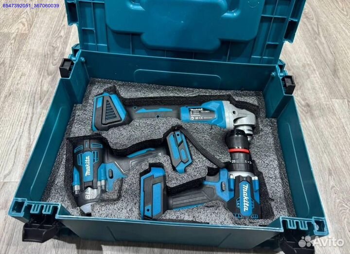 Набор аккумуляторного инструмента Makita 3в1 (Арт.74975)