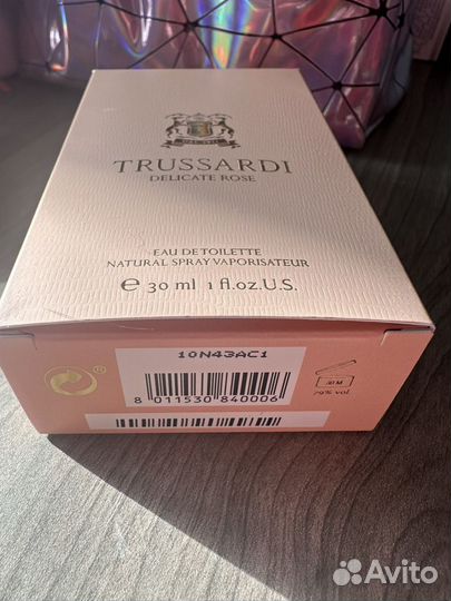 Trussardi delicate rose 30 мл