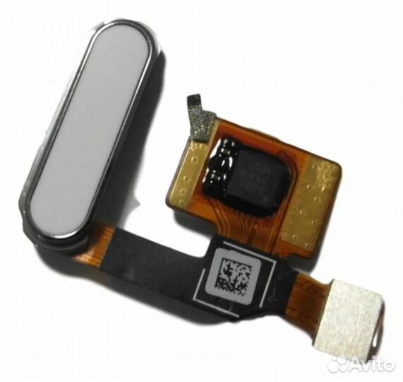 Шлейф Xiaomi Mi 5c + сканер отпечатка (белый)