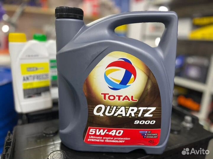 Масло моторное 5w40 Total Quartz
