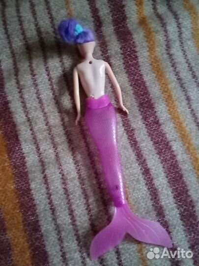 Барби-русалка с мигающим хвостом